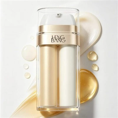 40ml Special Design PP MS Double Chamber Airless Pump Bottle